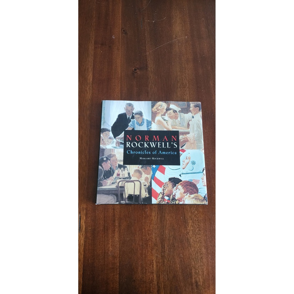 Norman Rockwell's Chronicles of America Art Book Coffee Table‎ Decor